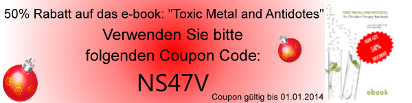 Discount eBook Get 50% on e-book: 'Toxic Metal and Antidotes'